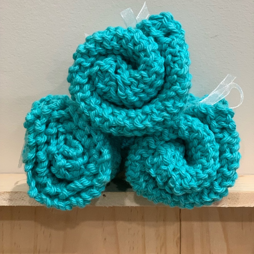 Hand Knit Cotton Dishcloths